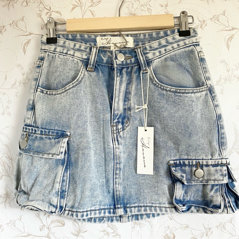 NWT Vintage Havana Denim Skirt Size Small